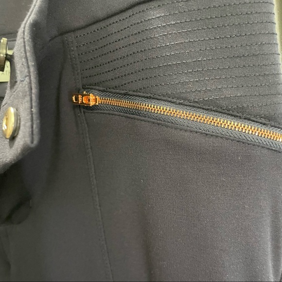 [10]✨NWOT✨Athleta | Ponte Moto Pant 2.0 | Navy Blue w/ Rose Gold Zippers - Picture 10 of 14